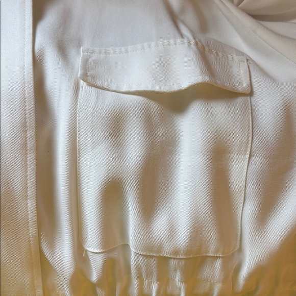 White Jacket 24/26W Plus Size Lightweight for Spring Summer - Picture 8 of 10